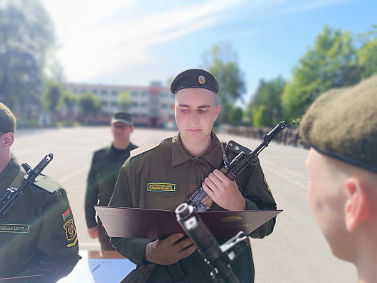 Новобранцы 72 ОУЦ приняли Кодекс чести защитника Отечества
