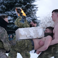 Гвардейцы совершили лыжный переход по памятным местам Витебщины