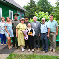 Военнослужащие 11 омбр поздравили ветеранов