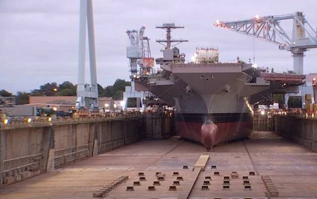 Американский флот получит второй авианосец класса Gerald R. Ford USS John F. Kennedy (CVN 79) на год позже
