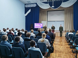 Представители военного факультета в БГУ провели профориентационную работу