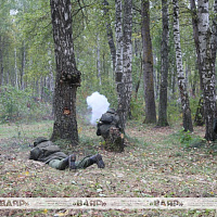 В рамках батальонного тактического учения