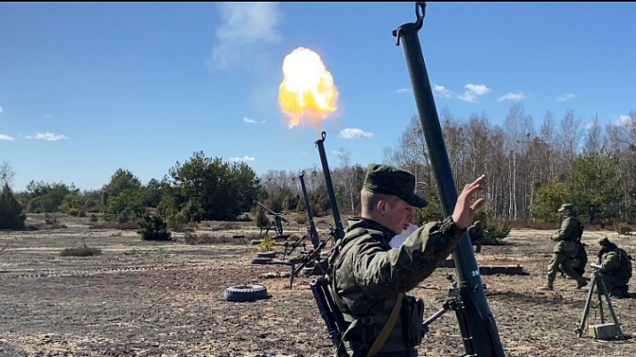 Контрольные занятия с боевой стрельбой
