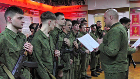 Военные сборы в 120 омбр