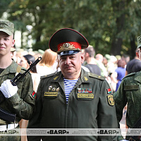 Принятие Военной присяги курсантами-первокурсниками военно-технического факультета в БНТУ