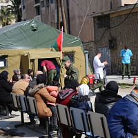 Белорусские военные медики продолжают оказывать помощь сирийцам, пострадавшим от землетрясения