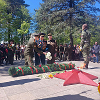 Торжественные мероприятия, посвященные 78-й годовщине Великой Победы, прошли в 72 ОУЦ