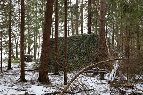 Военнослужащие 60 опс совершают полевой выход