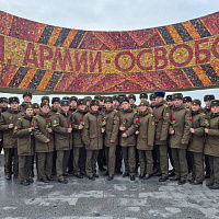 Курсанты посетили мемориальный комплекс «Курган Славы»