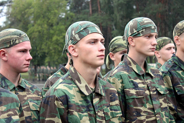 Открытие смен военно-патриотических лагерей «Гвардейцы» и «Призывник»