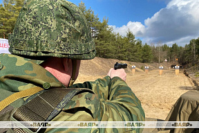 В Гомельской области продолжаются занятия с военнообязанными подразделений территориальной обороны