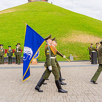 Военная присяга первокурсников военного факультета в БГУ