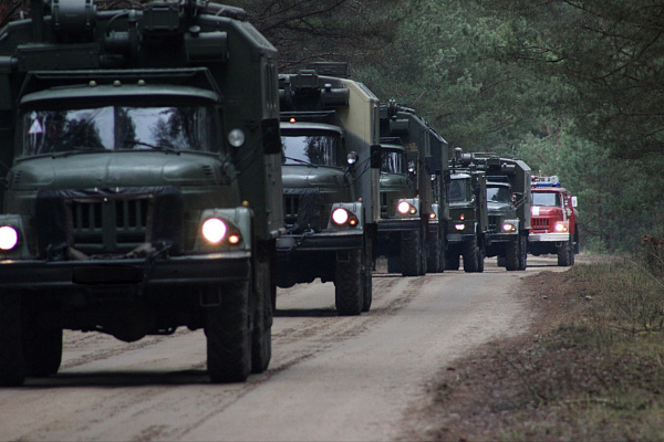 Военнослужащие совершили 50-километровый марш