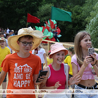 Открытие моста через реку Можа в населенном пункте Ухвала