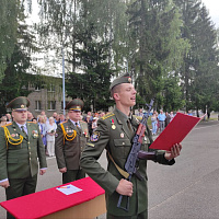Военную присягу приняли