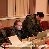 В 19 омбр развёрнут пункт приёма личного состава