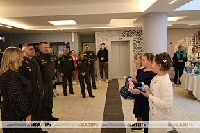 Защитники неба в гостях у детей