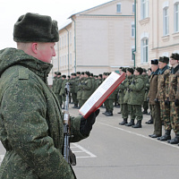 Гвардейцы произнесли слова клятвы на верность Родине