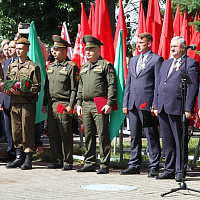 Митинг, посвящённый Дню освобождения Слонима