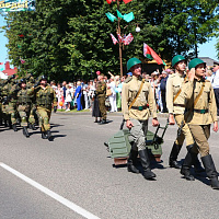 Военнослужащие Вооружённых Сил приняли активное участие в праздновании Дня Независимости Республики Беларусь