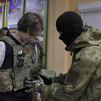 Военнослужащие 120 омбр провели экскурсию для учащихся средней школы №  177 г. Минска