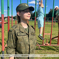 На базе 120 омбр проходит смена военно-патриотического лагеря «Гвардейцы»