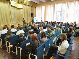 Курсанты военно-технического факультета в БНТУ провели профориентационную работу