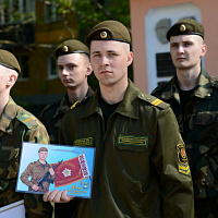 Чествование увольняемых в запас военнослужащих срочной службы в 49-й радиотехнической бригаде