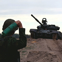 Занятия с военнослужащими на полигоне Брестский