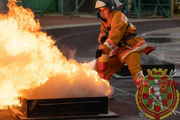 Подведены итоги состязания огнеборцев