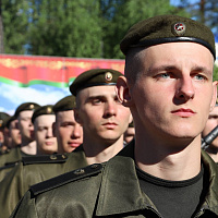 Военнослужащие 361 боо (ЦОВУ) приняли Военную присягу