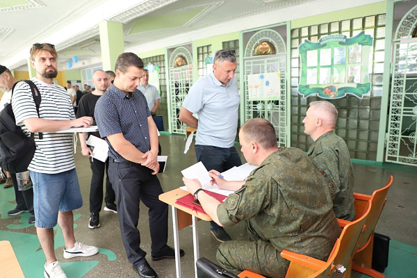 Продолжается мобилизационное учение с военными комиссариатами Гродненской области 