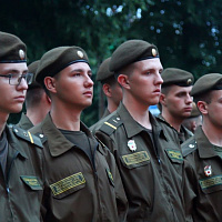 Военнослужащие 11 омбр приняли участие в акции «Свеча памяти»