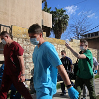 Белорусский военно-полевой госпиталь в Сирии продолжает свою работу