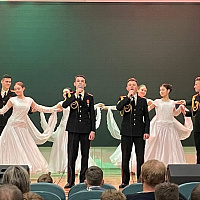 Минские суворовцы посетили одну из школ в Столбцах