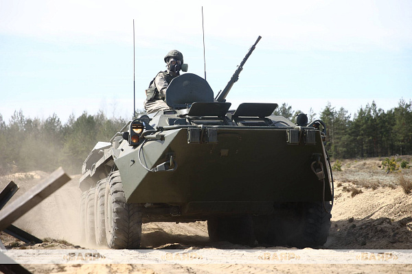 В 8-й бригаде радиационной, химической и биологической защиты проходит командно-штабное учение