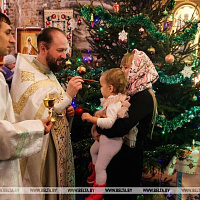 Брестские десантники приняли участие в рождественском богослужении 