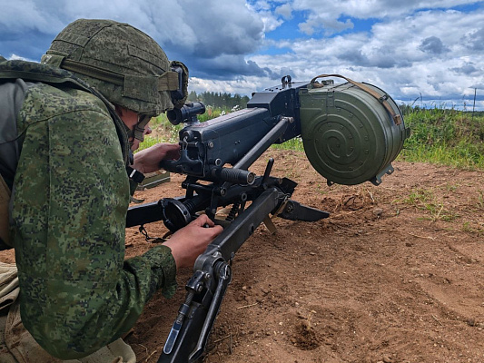 Занятия с военнослужащими механизированной бригады Заслоновского гарнизона