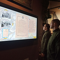 Военнослужащие Минской военной комендатуры посетили Белорусский государственный музей истории Великой Отечественной войны