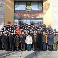 Вручение Боевого Знамени 62-му центральному узлу связи (Министерства обороны Республики Беларусь) (видео)