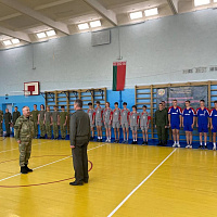 Военнослужащие 86 брс провели профориентационную беседу с учащимися учреждений образования Минска