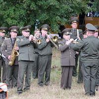 Торжественное перезахоронение останков воинов