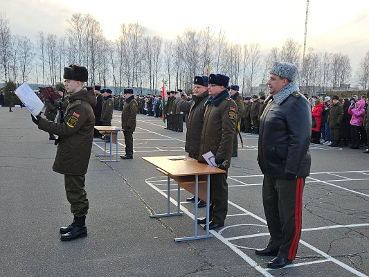 Принятие Военной присяги в Жодино