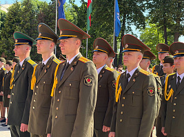 На военном факультете в Белорусском государственном университете состоялся очередной выпуск лейтенантов