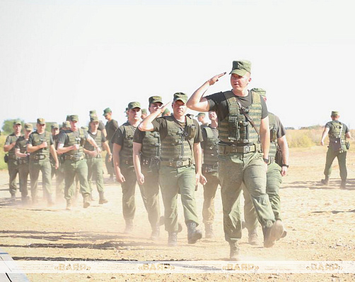 Белорусские военнослужащие, принимающие участие в оперативно-тактическом учении, заступили на боевое дежурство