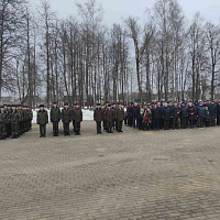 Митинг, посвящённый 35-летию вывода советских войск из Афганистана, прошел в Колодищах