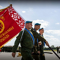 Торжественная церемония вручения оружия и военной техники военнослужащим 38 одшбр