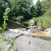 На полигоне «Лепельский» прошли занятия по вождению боевых машин 