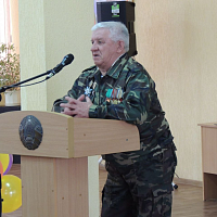 Торжественный день военнослужащих полка