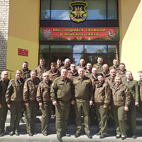 Сбор со специалистами фельдъегерско-почтовой связи Вооружённых Сил